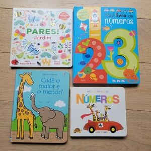 Board Books in Portuguese - Numbers and Comparing